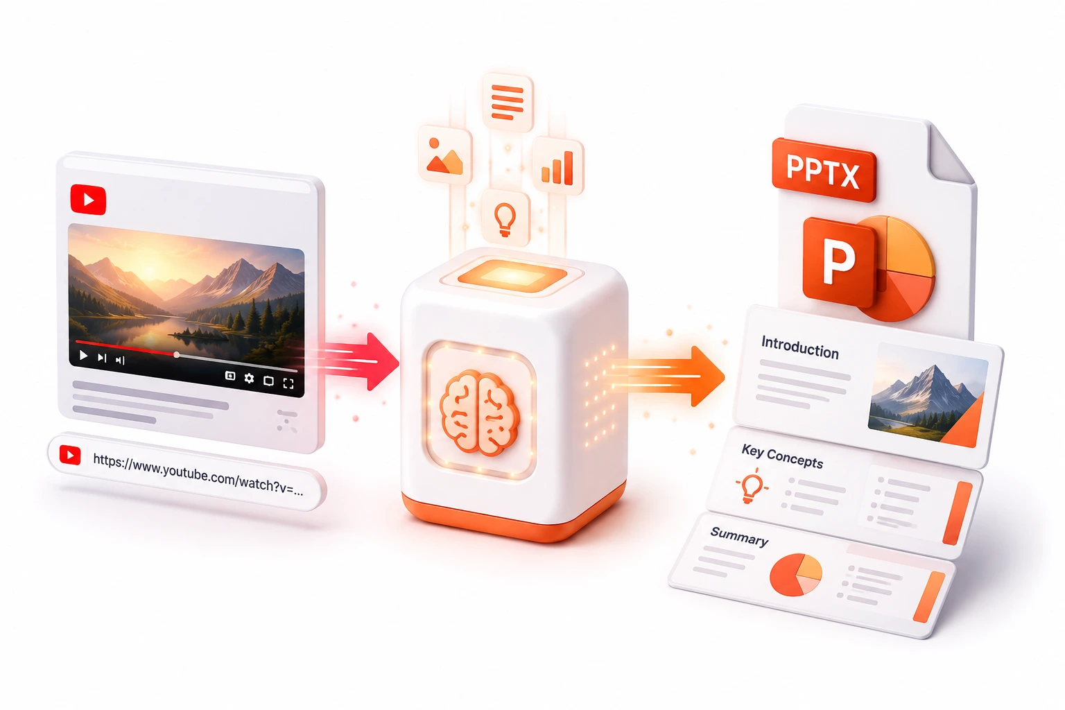 Convert YouTube to PowerPoint Preview